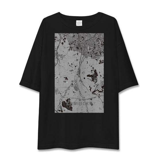 【上大岡（神奈川県）】地図柄ビッグシルエットTシャツ