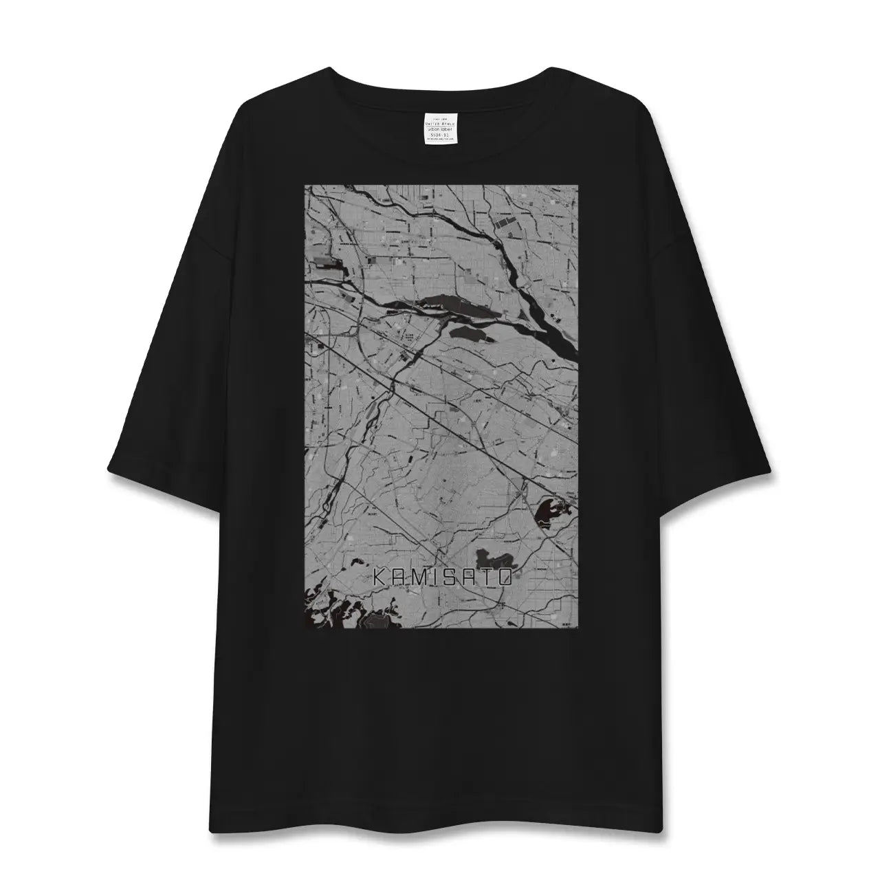 【上里（埼玉県）】地図柄ビッグシルエットTシャツ