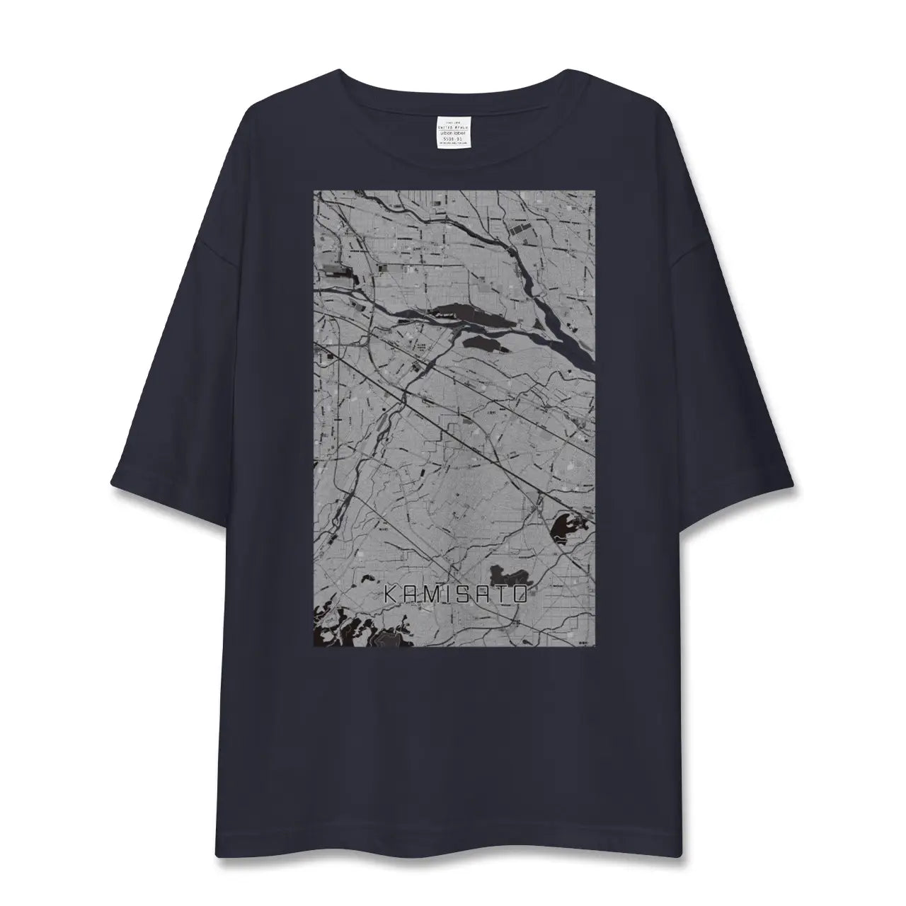 【上里（埼玉県）】地図柄ビッグシルエットTシャツ