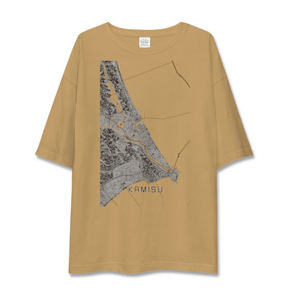 【神栖2（茨城県）】地図柄ビッグシルエットTシャツ