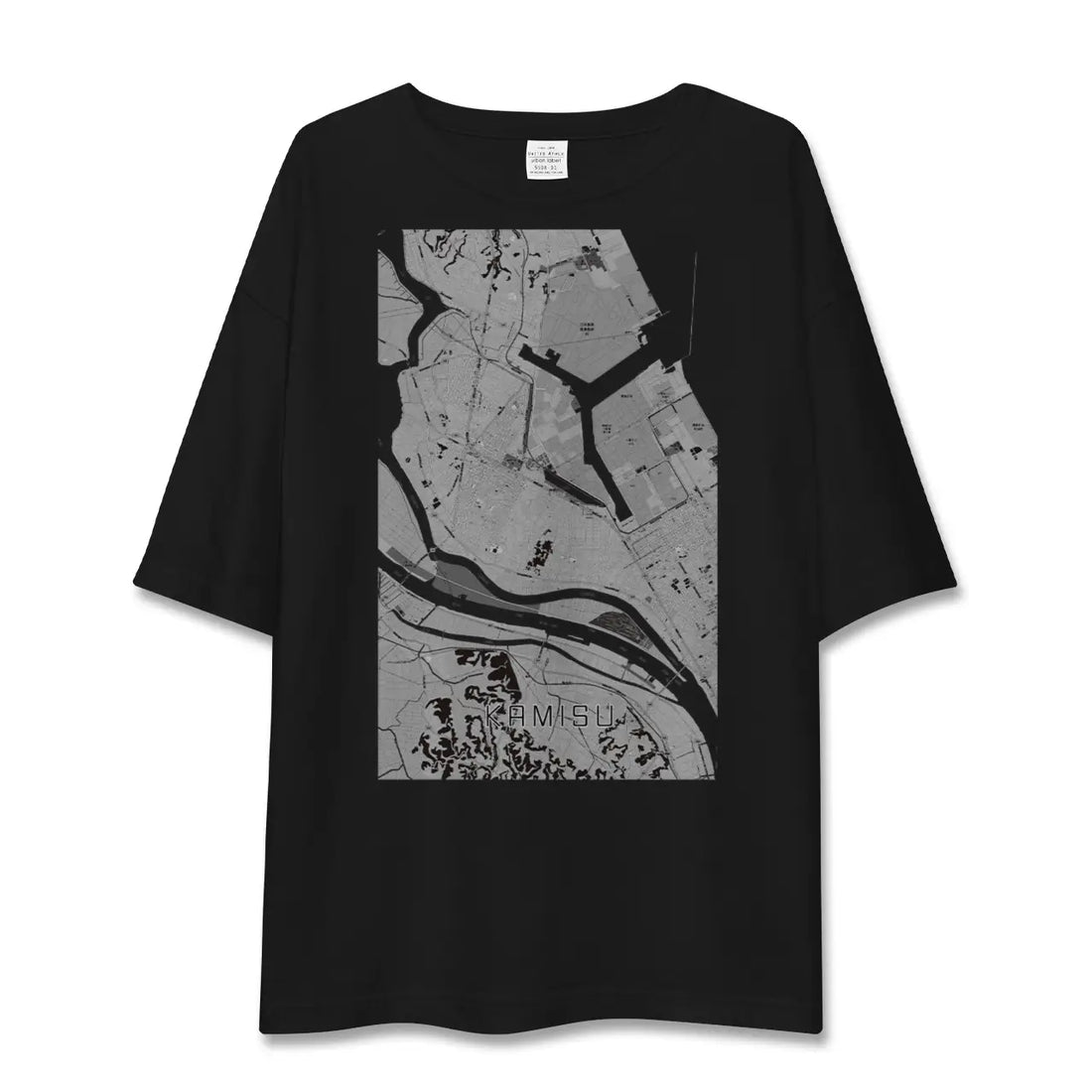 【神栖(茨城県)】地図柄ビッグシルエットTシャツ