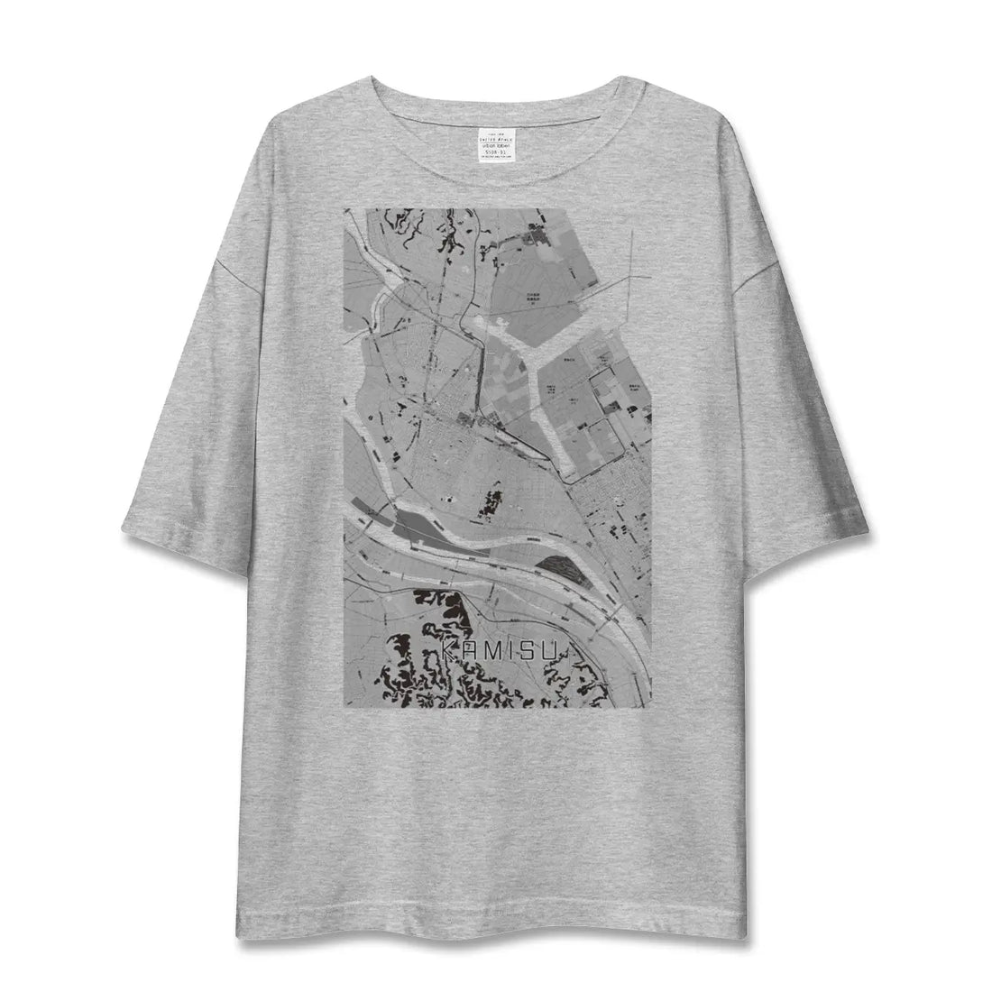 【神栖（茨城県）】地図柄ビッグシルエットTシャツ