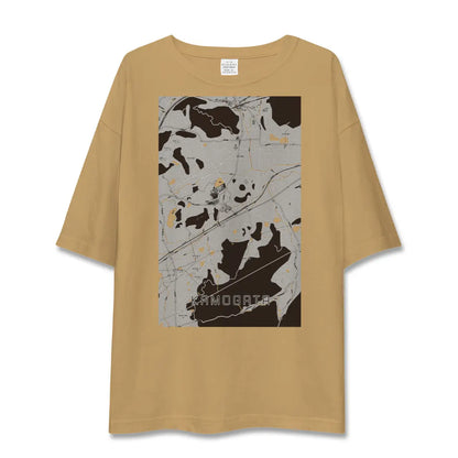 【鴨方（岡山県）】地図柄ビッグシルエットTシャツ