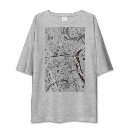【金町（東京都）】地図柄ビッグシルエットTシャツ