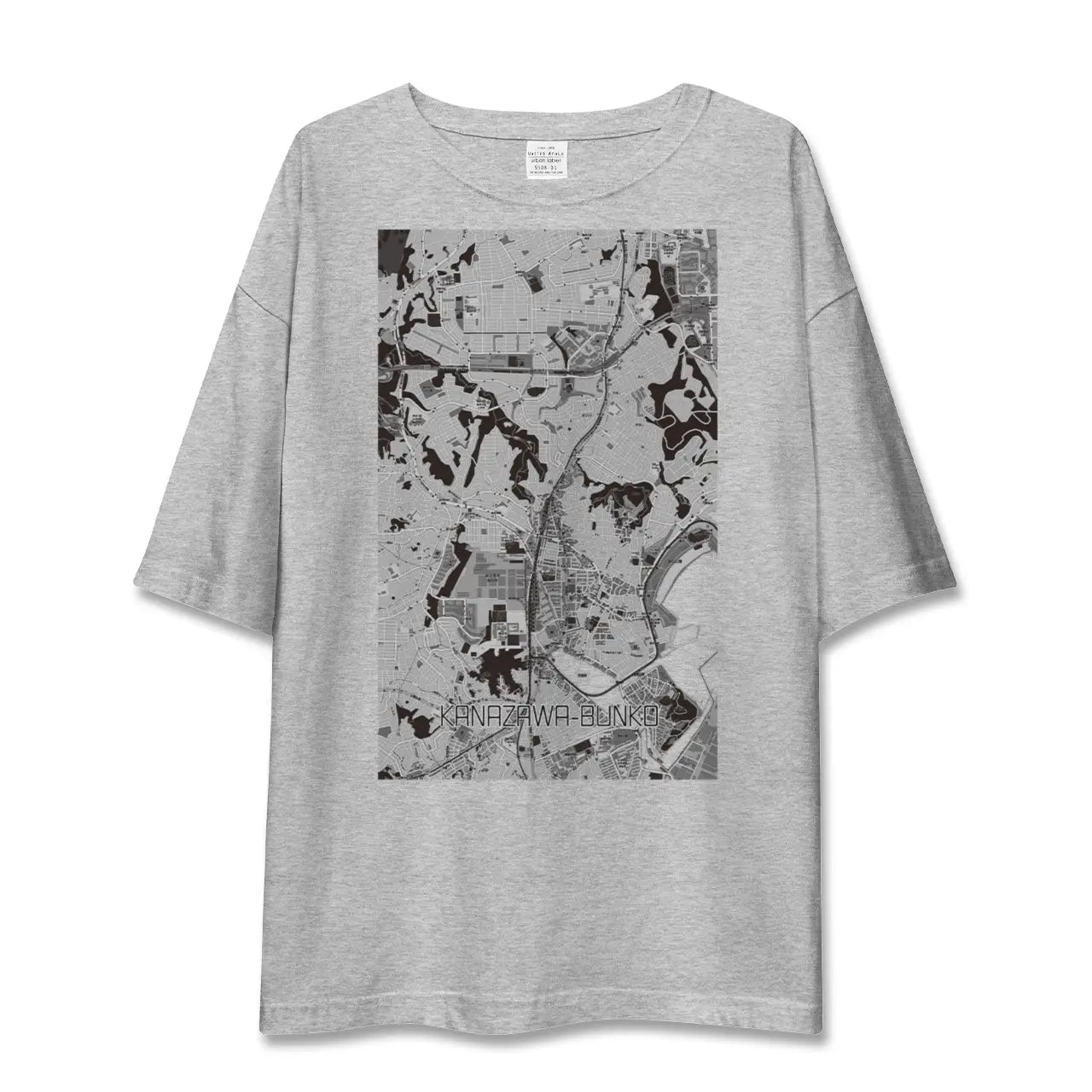 【金沢文庫（神奈川県）】地図柄ビッグシルエットTシャツ