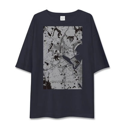 【金沢八景（神奈川県）】地図柄ビッグシルエットTシャツ