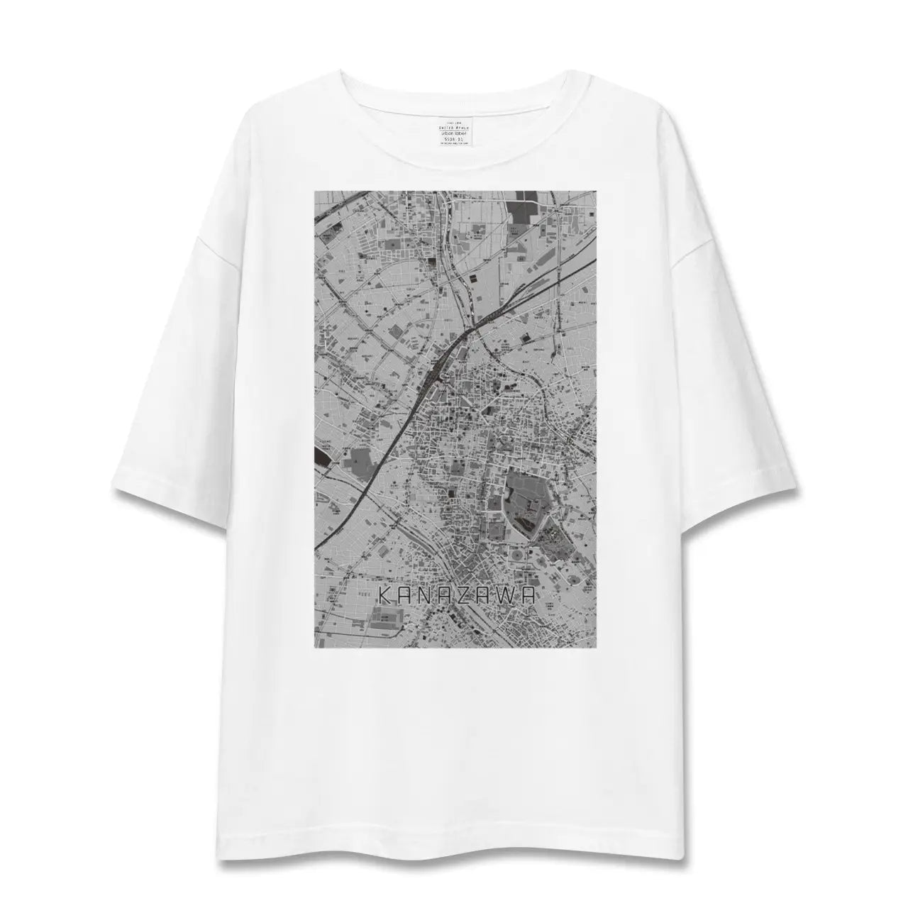 【金沢（石川県）】地図柄ビッグシルエットTシャツ