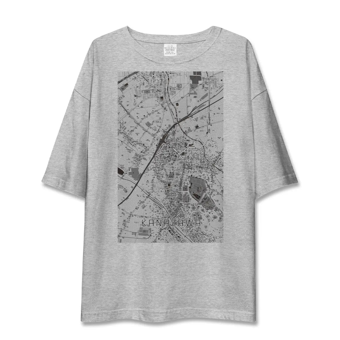 【金沢(石川県)】地図柄ビッグシルエットTシャツ