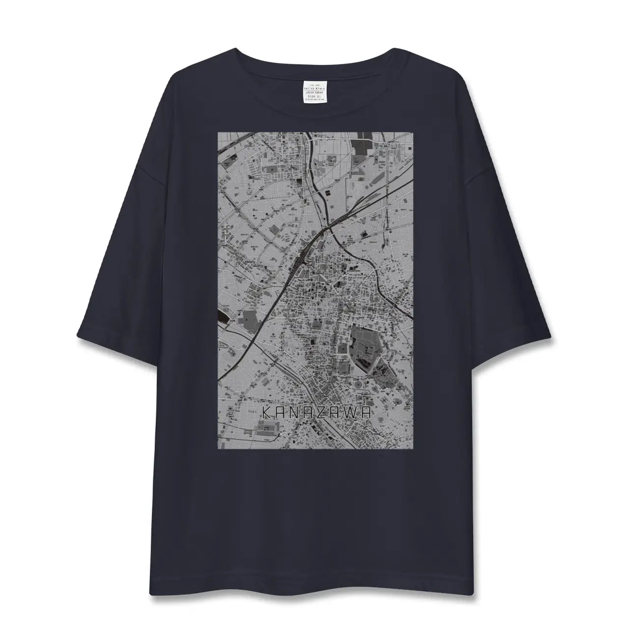 【金沢（石川県）】地図柄ビッグシルエットTシャツ