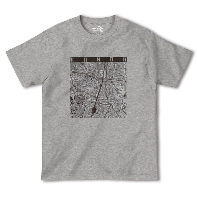 【神田（東京都）】地図柄ヘビーウェイトTシャツ