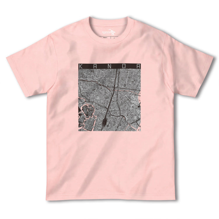 【神田（東京都）】地図柄ヘビーウェイトTシャツ