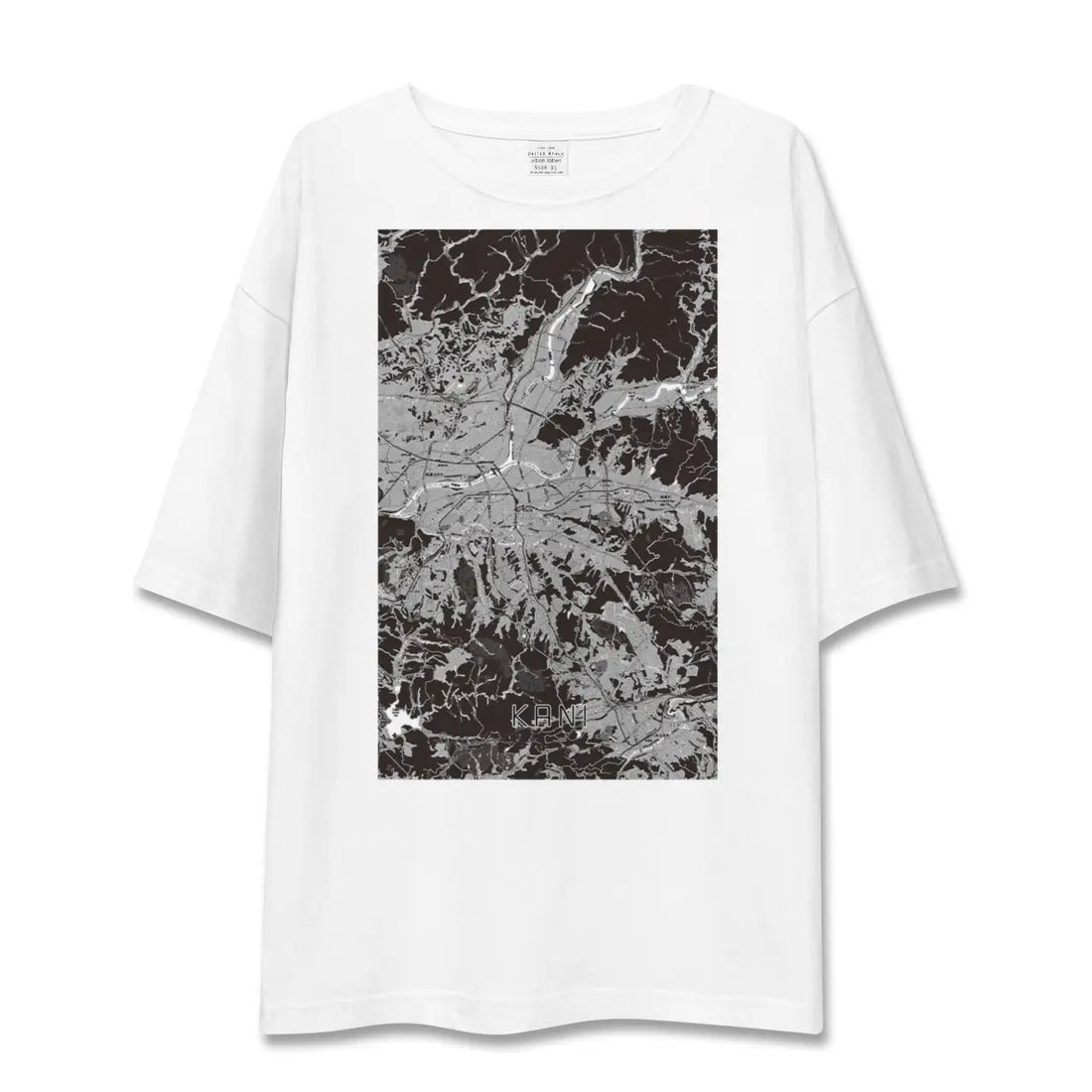 【可児(岐阜県)】地図柄ビッグシルエットTシャツ