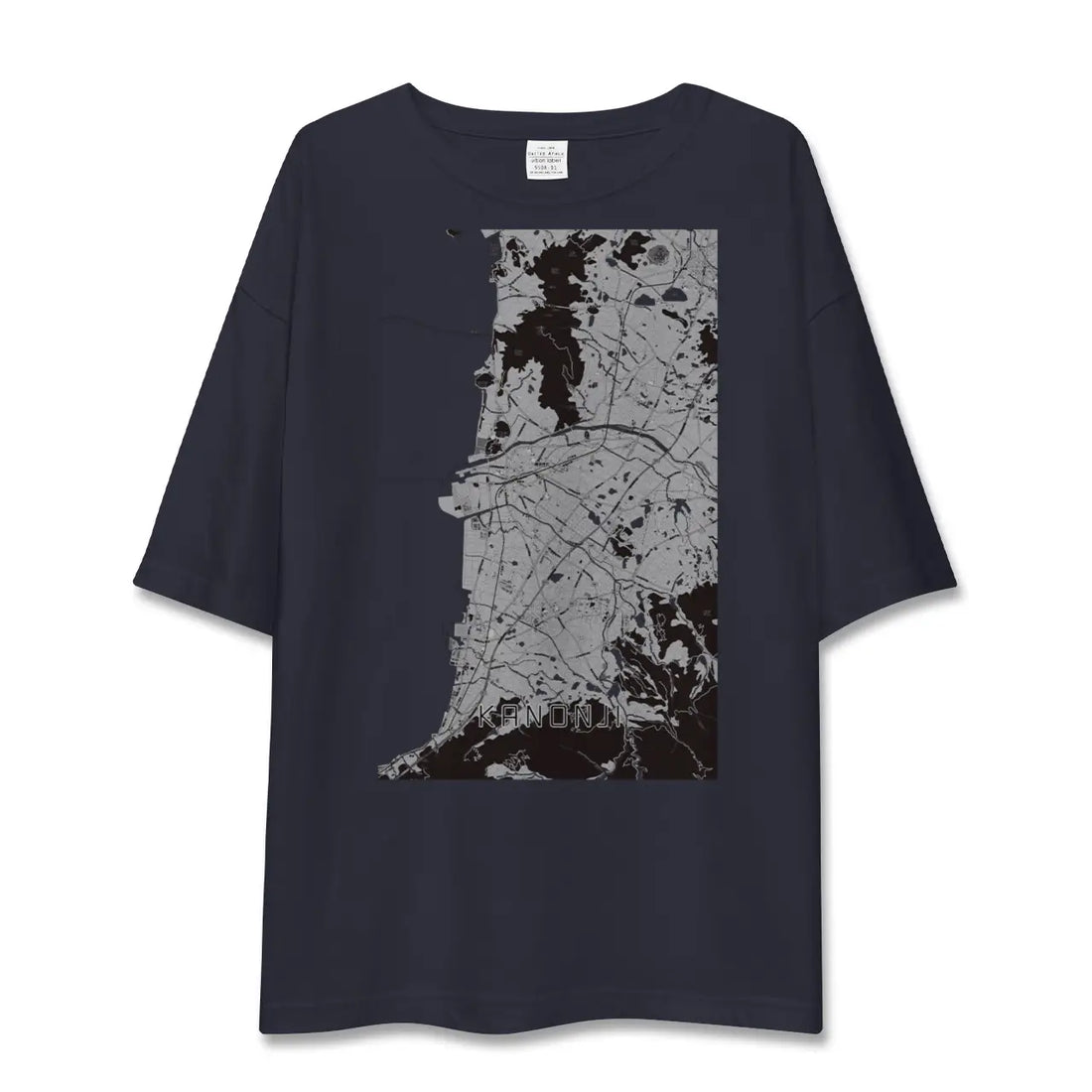 【観音寺（香川県）】地図柄ビッグシルエットTシャツ