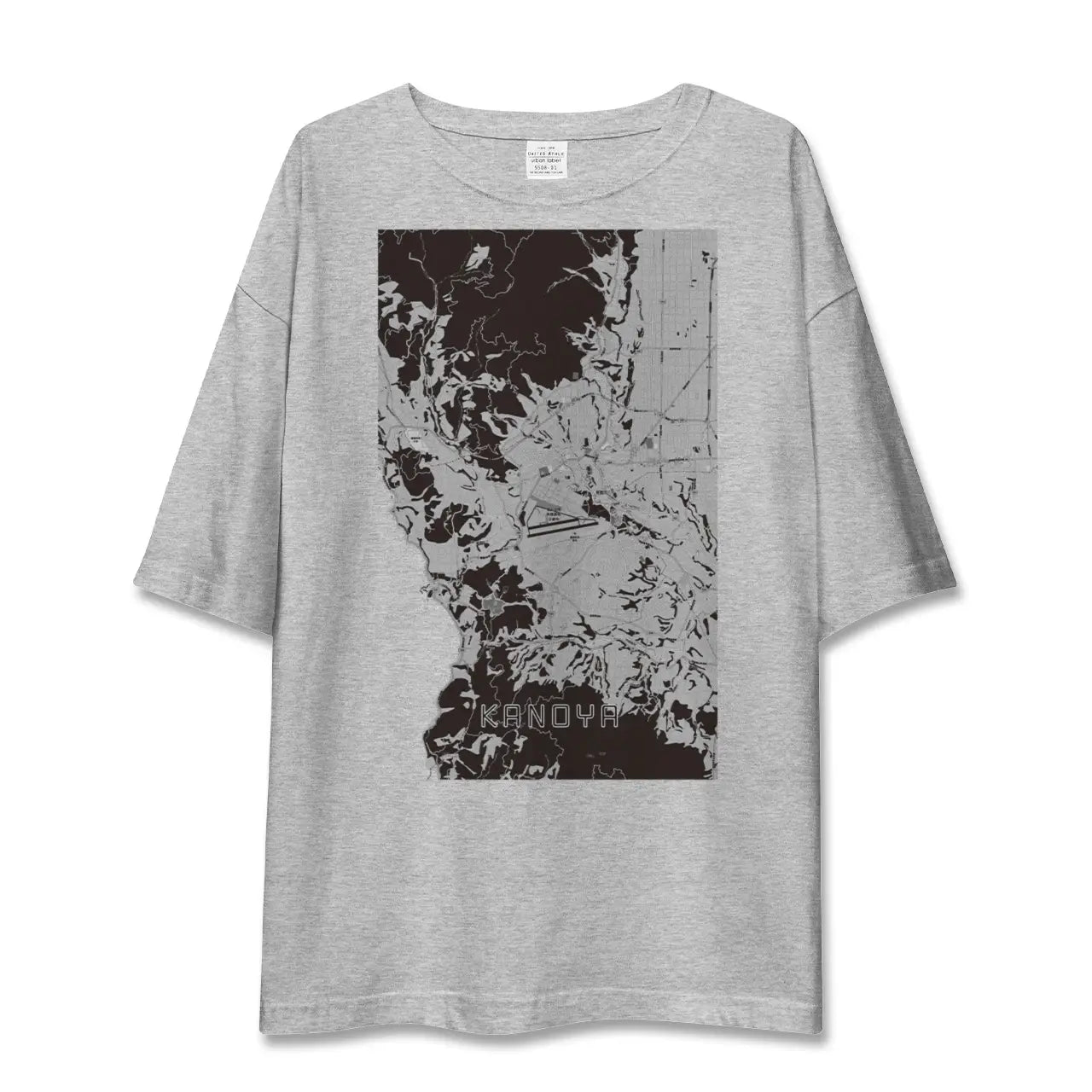 【鹿屋（鹿児島県）】地図柄ビッグシルエットTシャツ