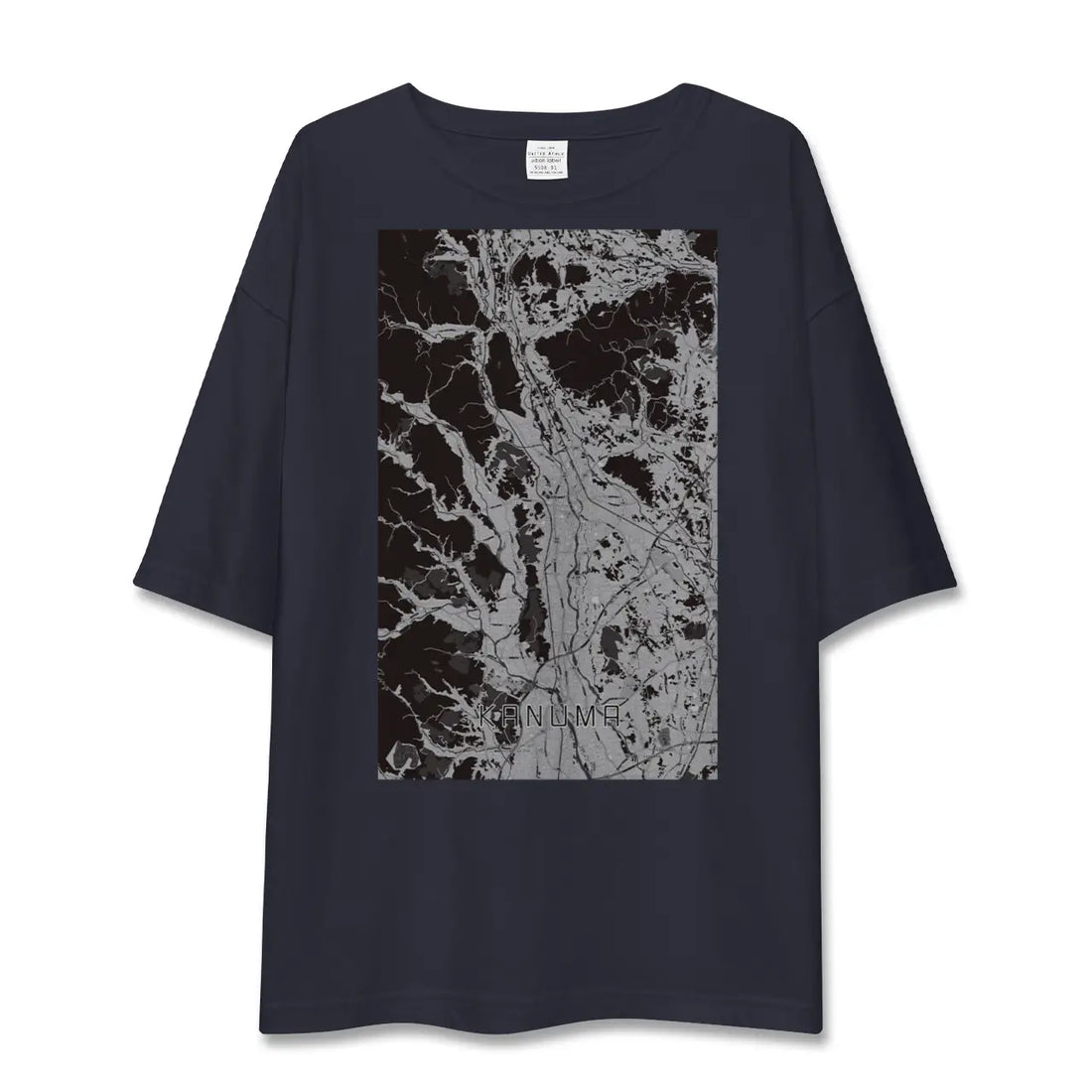 【鹿沼（栃木県）】地図柄ビッグシルエットTシャツ