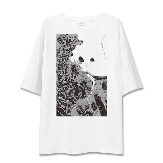 【唐津（佐賀県）】地図柄ビッグシルエットTシャツ