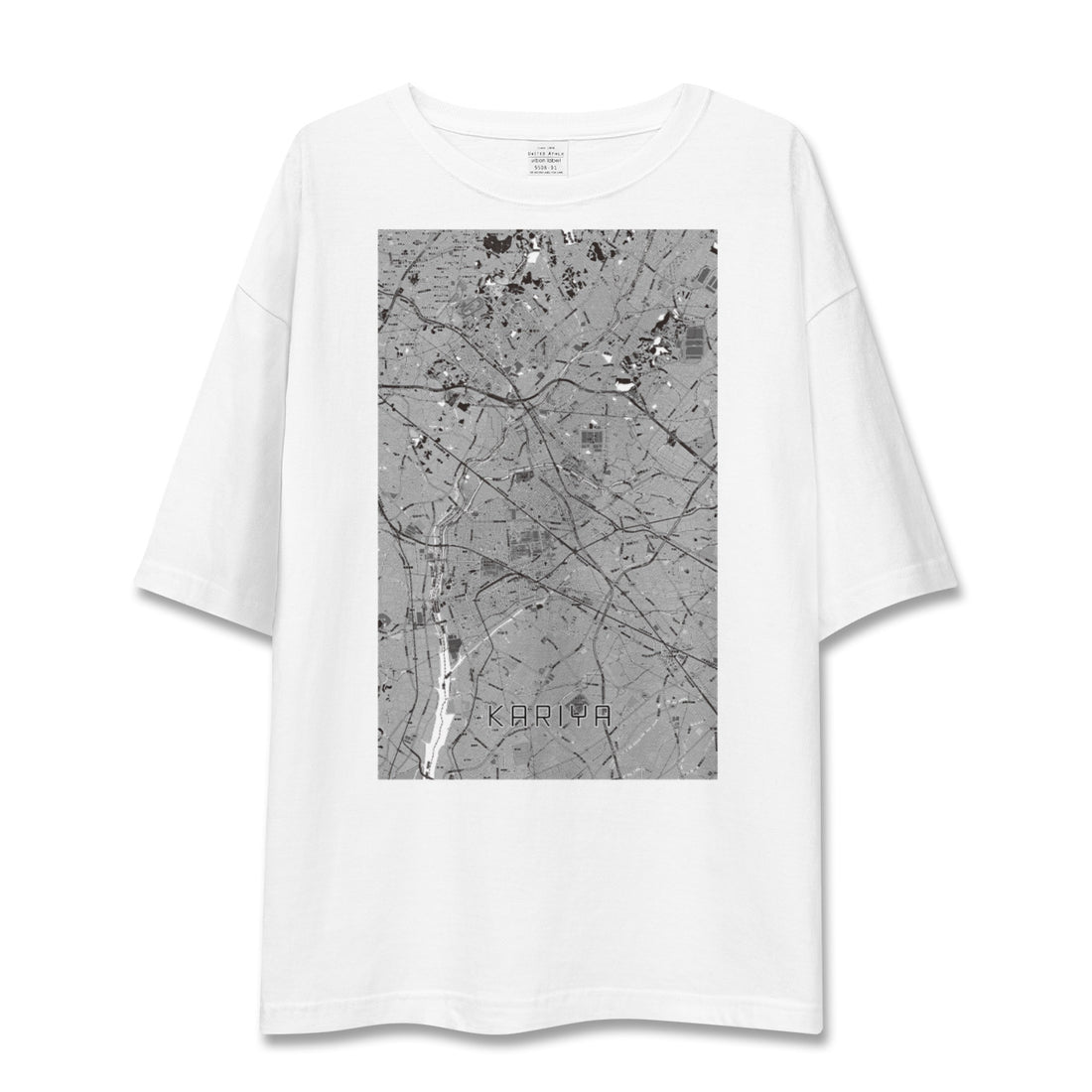 【刈谷(愛知県)】地図柄ビッグシルエットTシャツ