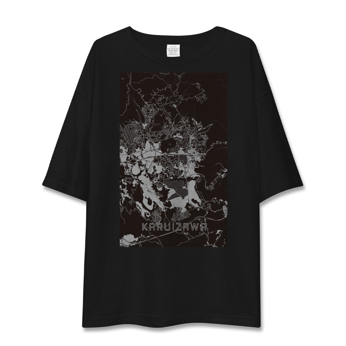 【軽井沢(長野県)】地図柄ビッグシルエットTシャツ