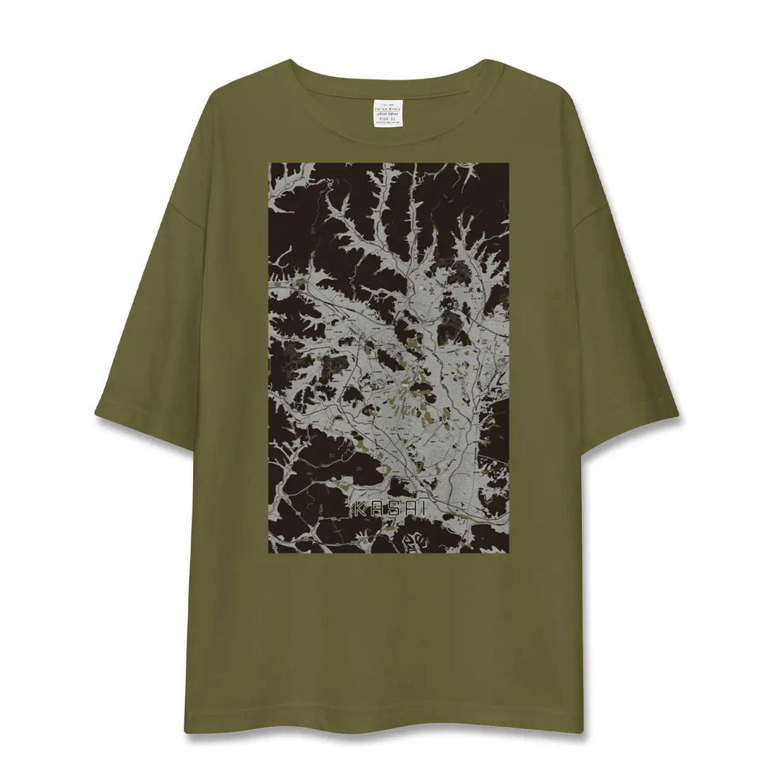 【加西(兵庫県)】地図柄ビッグシルエットTシャツ