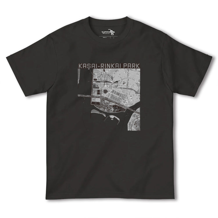 【葛西臨海公園（東京都）】地図柄ヘビーウェイトTシャツ