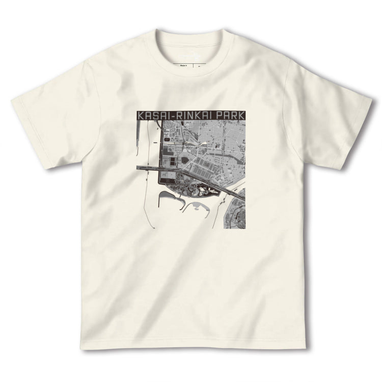 【葛西臨海公園（東京都）】地図柄ヘビーウェイトTシャツ