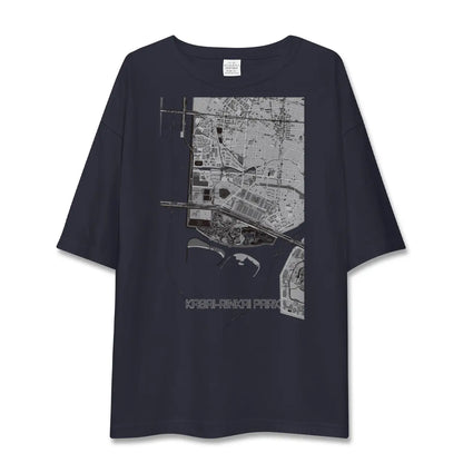 【葛西臨海公園（東京都）】地図柄ビッグシルエットTシャツ