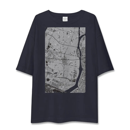 【葛西（東京都）】地図柄ビッグシルエットTシャツ