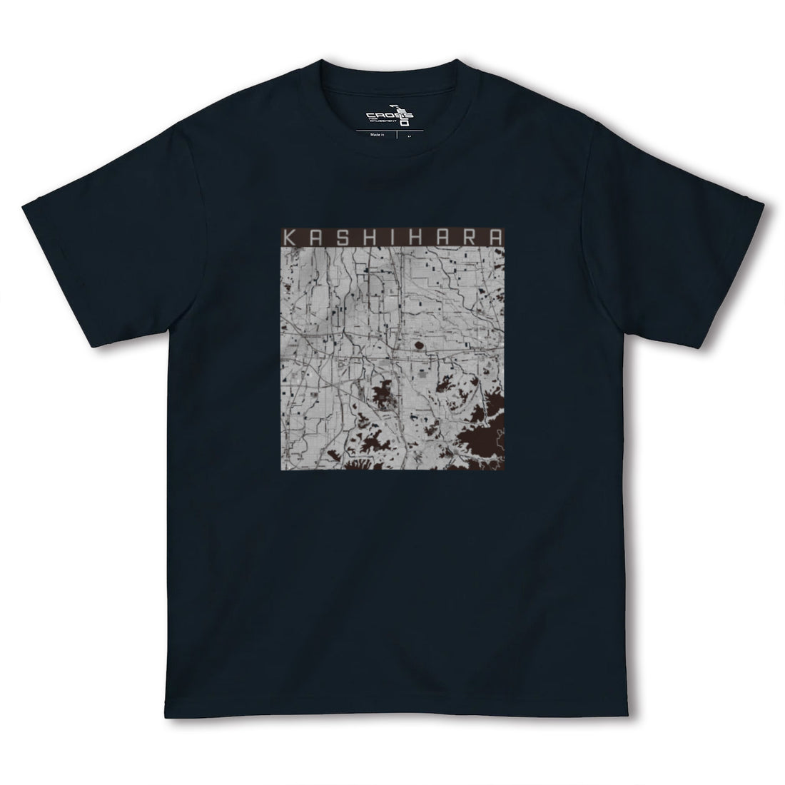 【橿原(奈良県)】地図柄ヘビーウェイトTシャツ