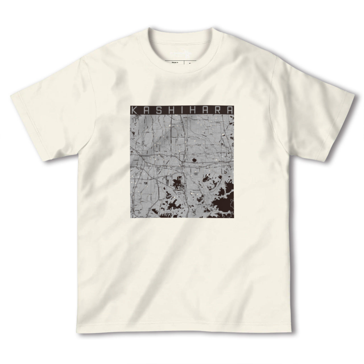 【橿原（奈良県）】地図柄ヘビーウェイトTシャツ
