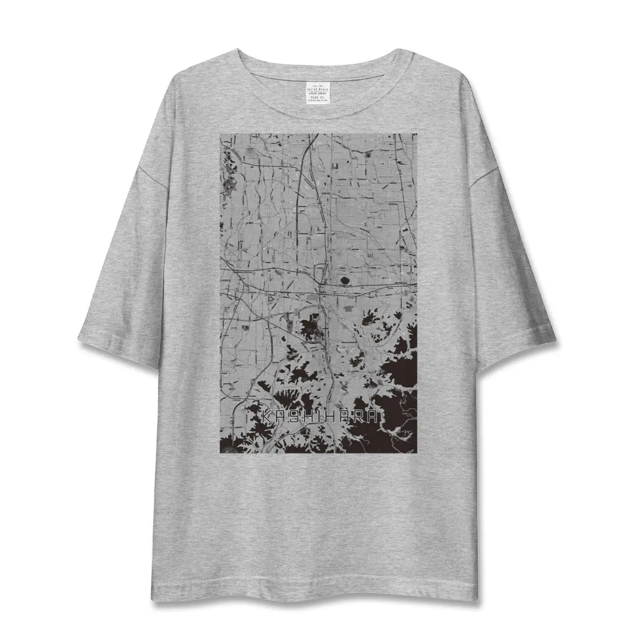 【橿原（奈良県）】地図柄ビッグシルエットTシャツ