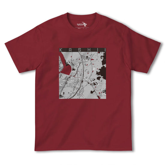 【香椎（福岡県）】地図柄ヘビーウェイトTシャツ