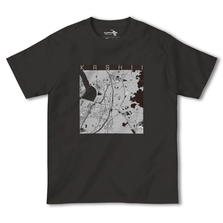 【香椎（福岡県）】地図柄ヘビーウェイトTシャツ