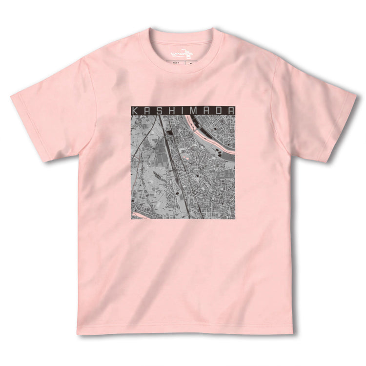 【鹿島田（神奈川県）】地図柄ヘビーウェイトTシャツ
