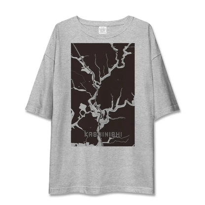【樫西（岡山県）】地図柄ビッグシルエットTシャツ
