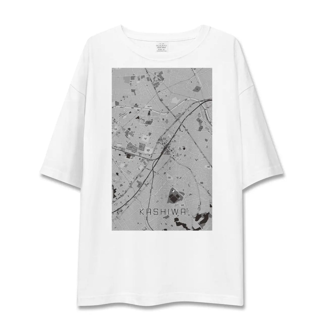 【柏(千葉県)】地図柄ビッグシルエットTシャツ