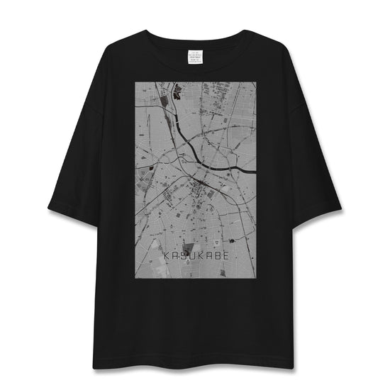 【春日部（埼玉県）】地図柄ビッグシルエットTシャツ