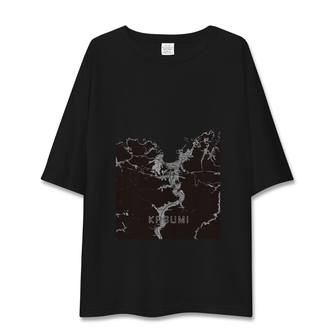 【香住（兵庫県）】地図柄ビッグシルエットTシャツ