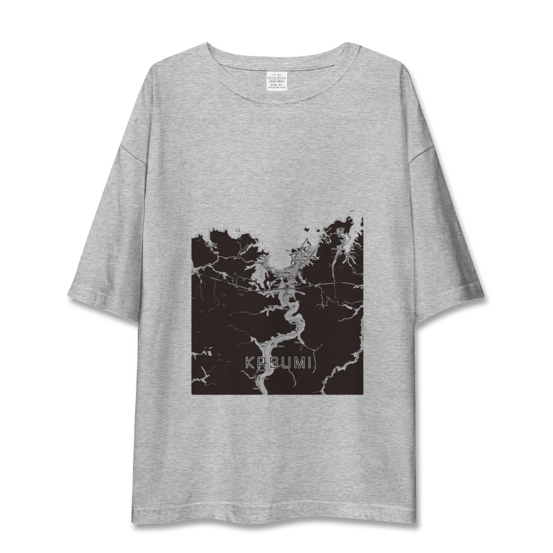【香住（兵庫県）】地図柄ビッグシルエットTシャツ