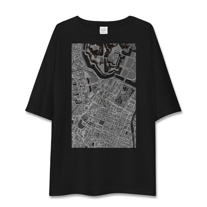 【霞ケ関（東京都）】地図柄ビッグシルエットTシャツ