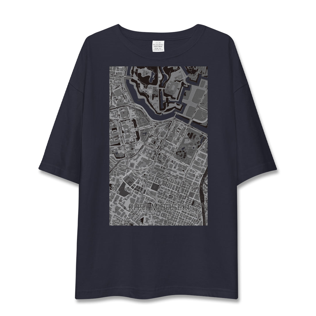 【霞ケ関（東京都）】地図柄ビッグシルエットTシャツ