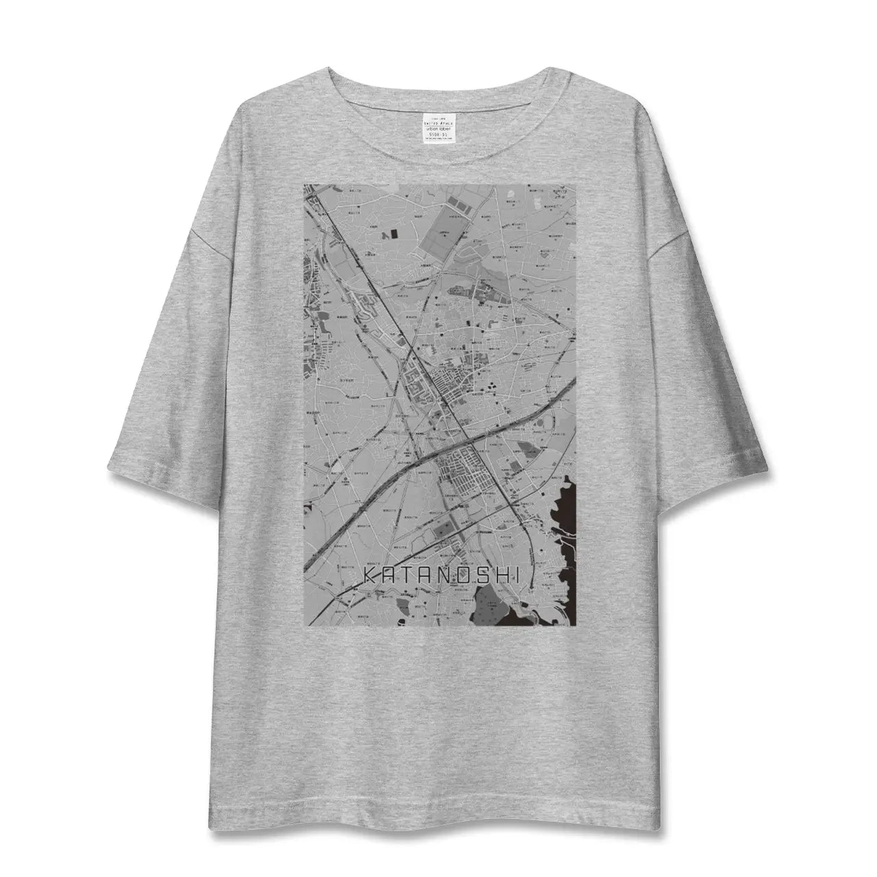 【交野市（大阪府）】地図柄ビッグシルエットTシャツ