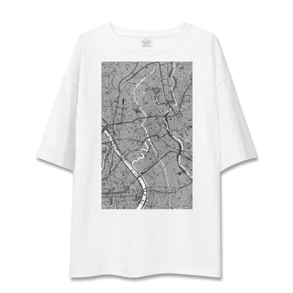 【葛飾（東京都）】地図柄ビッグシルエットTシャツ