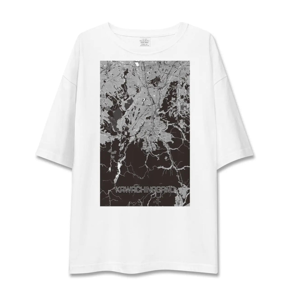【河内長野（大阪府）】地図柄ビッグシルエットTシャツ