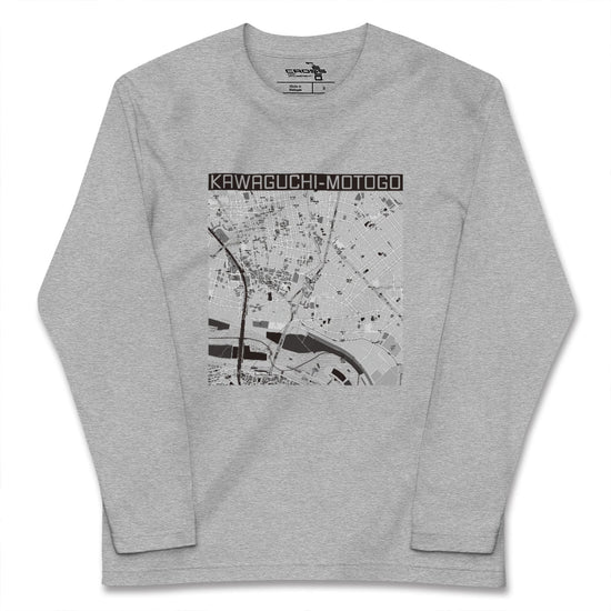 【川口元郷（埼玉県）】地図柄ロングスリーブTシャツ