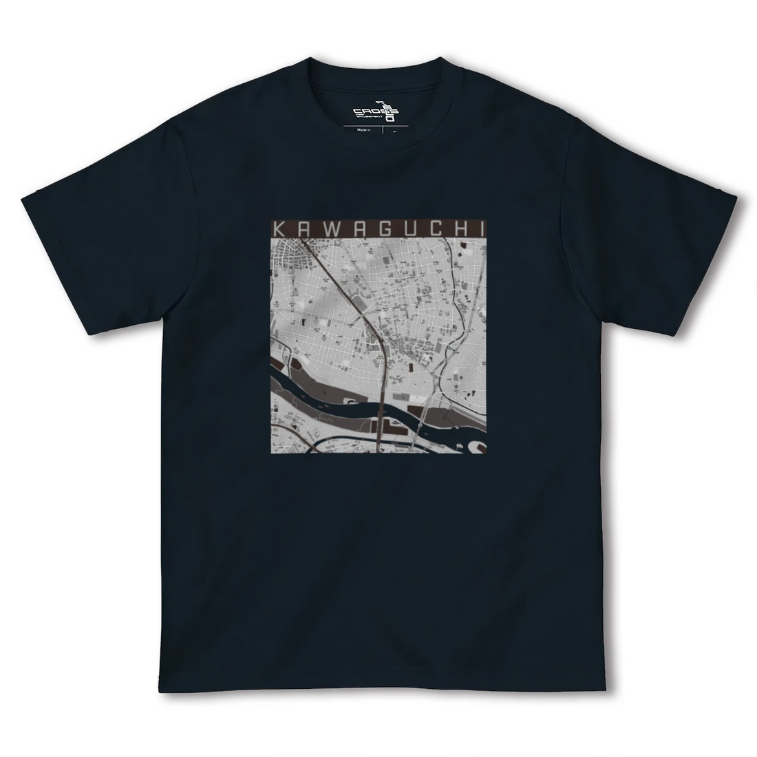 【川口(埼玉県)】地図柄ヘビーウェイトTシャツ