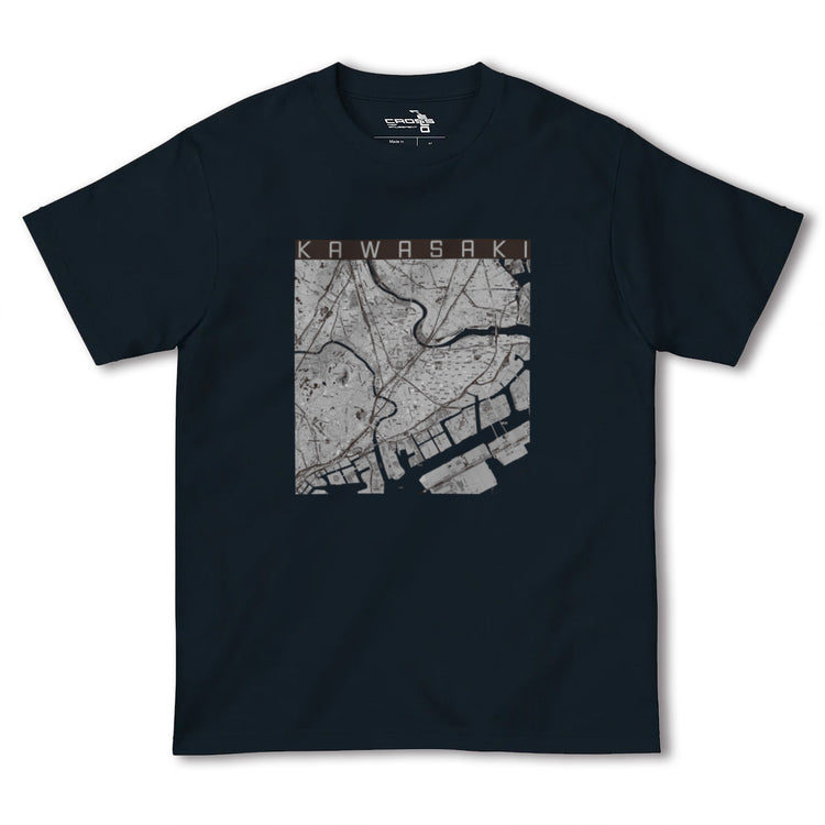 【川崎（神奈川県）】地図柄ヘビーウェイトTシャツ