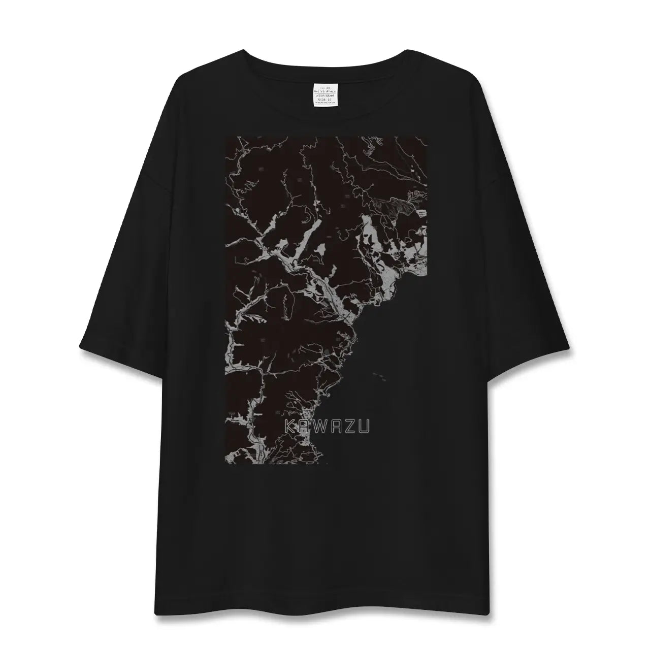 【河津（静岡県）】地図柄ビッグシルエットTシャツ