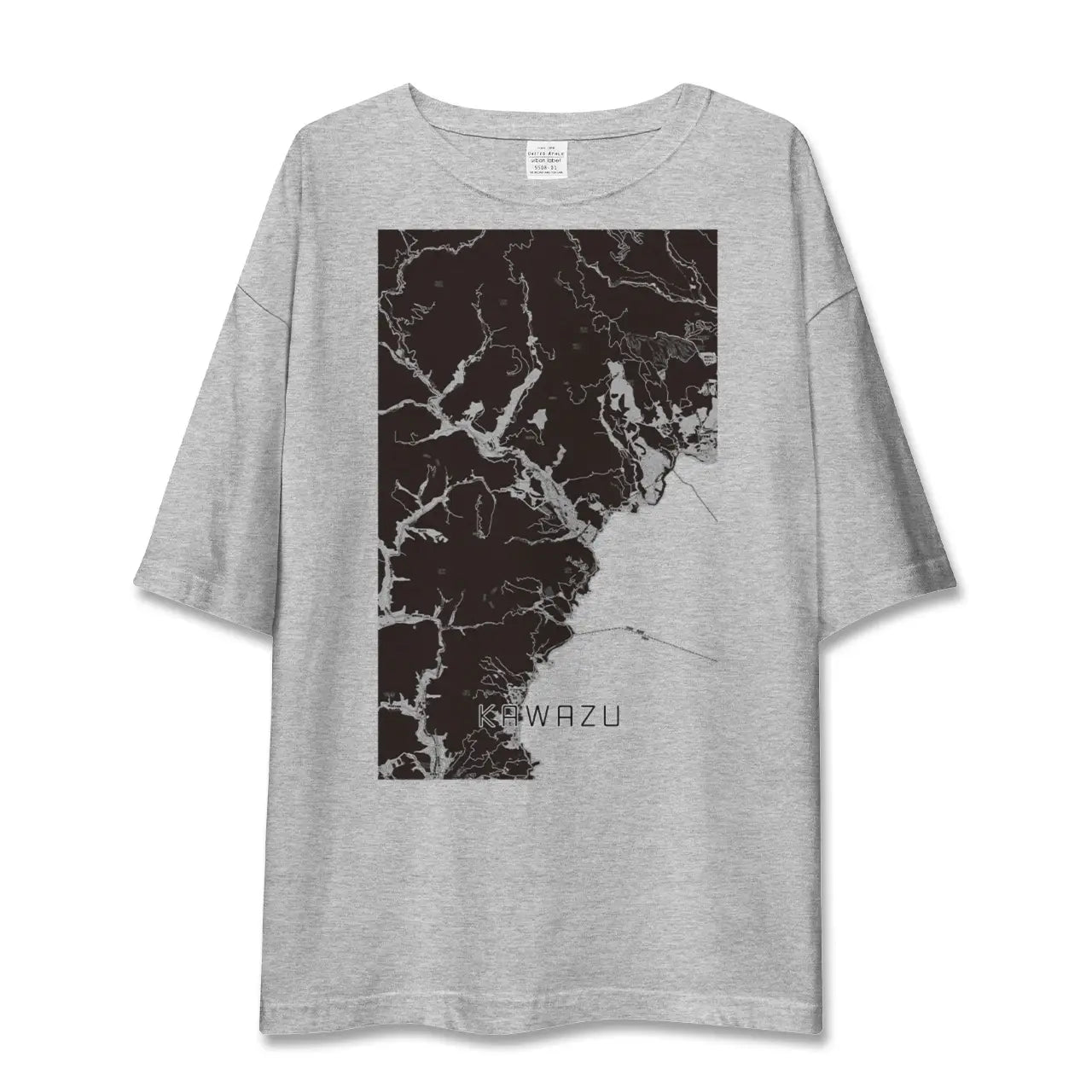 【河津（静岡県）】地図柄ビッグシルエットTシャツ