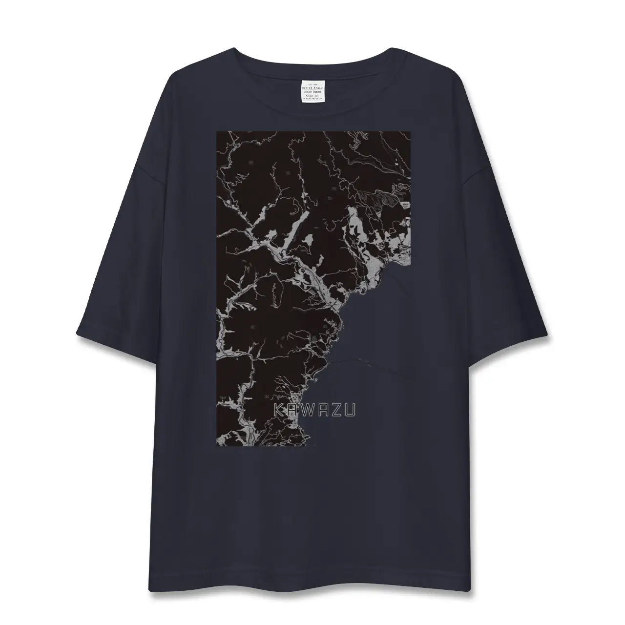 【河津（静岡県）】地図柄ビッグシルエットTシャツ