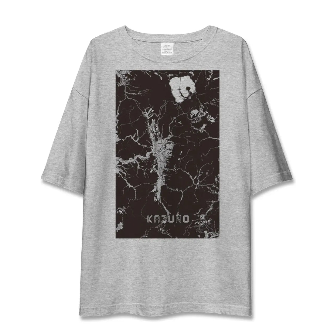 【鹿角（秋田県）】地図柄ビッグシルエットTシャツ